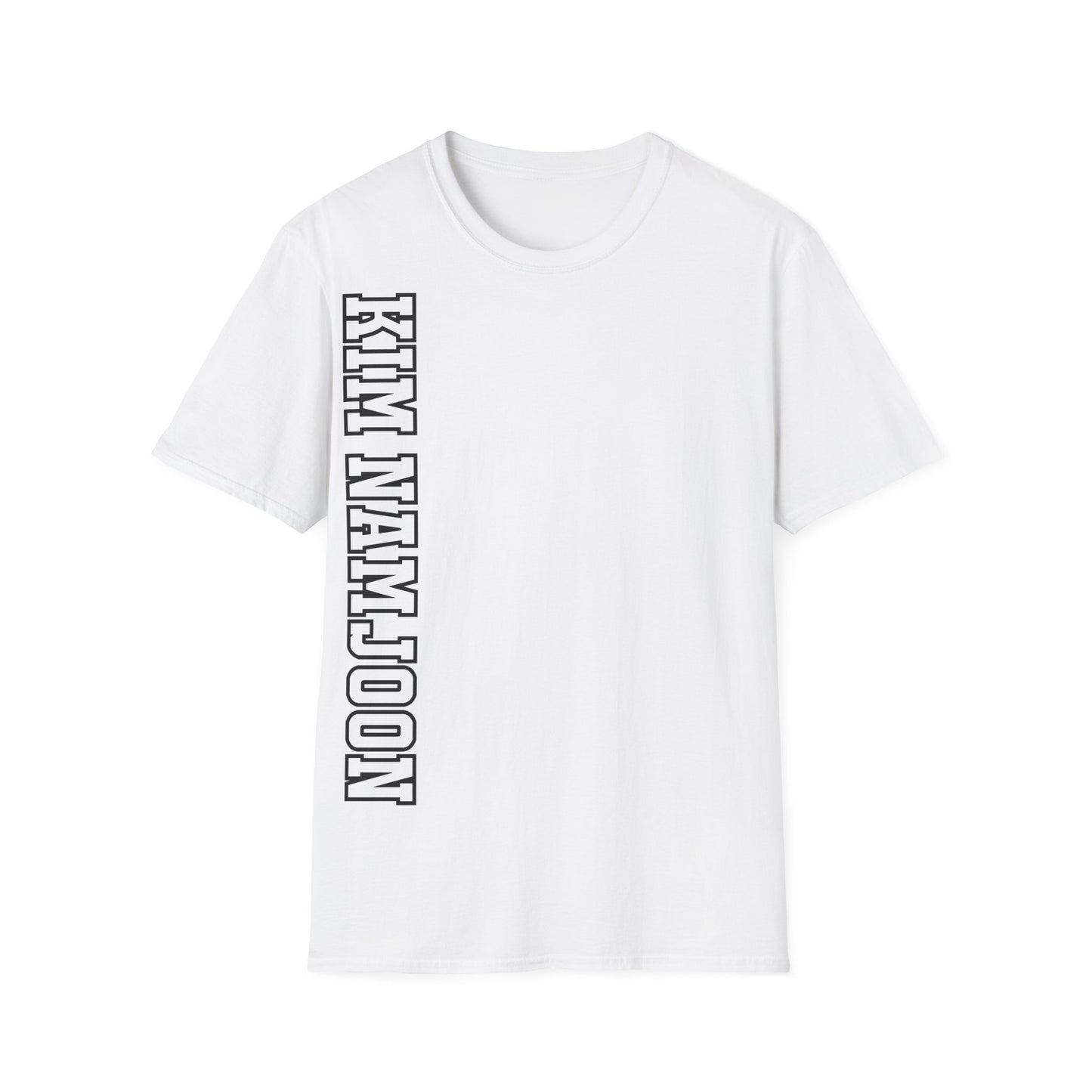 "KIM NAMJOON" Varsity Vertical Name T-Shirt
