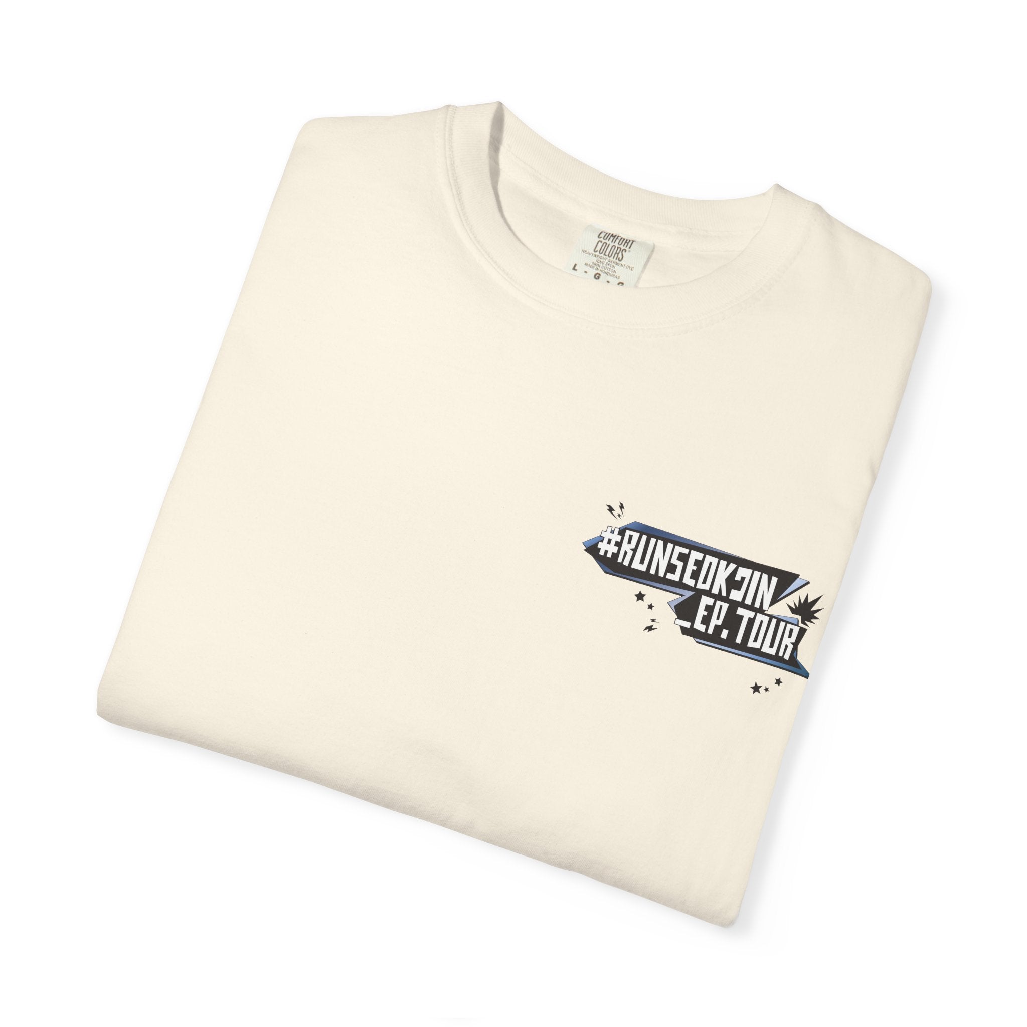 RUNSEOKJIN EP TOUR 2025 Cream graphic T-shirt – Seoul Devotion