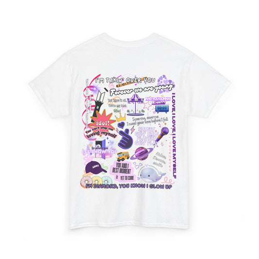 Bangtan Inspired Lyric Collage T-Shirt