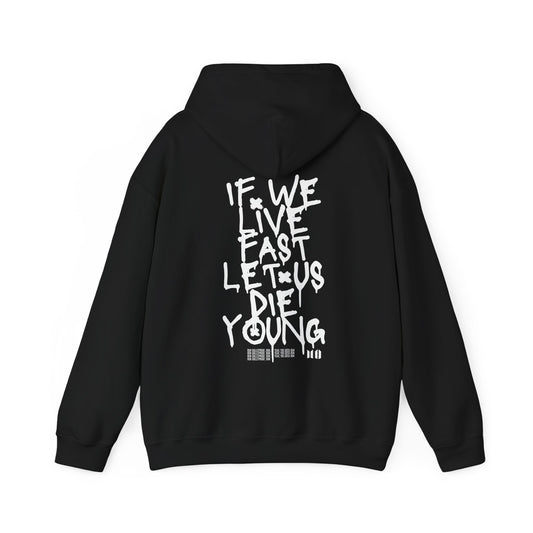 Run BTS Inspired Hoodie – “If We Live Fast Let Us Die Young” Lyric Hoodie | K-Pop ARMY Streetwear Sweatshirt