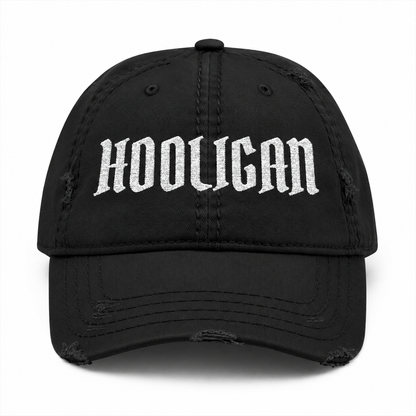 HOOLIGAN Distressed Embroidered Cap